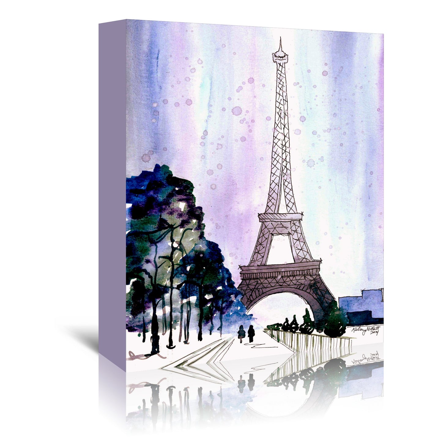 Paris In Winter by Kelsey Mcnatt - Wrapped Canvas - Wrapped Canvas - Americanflat