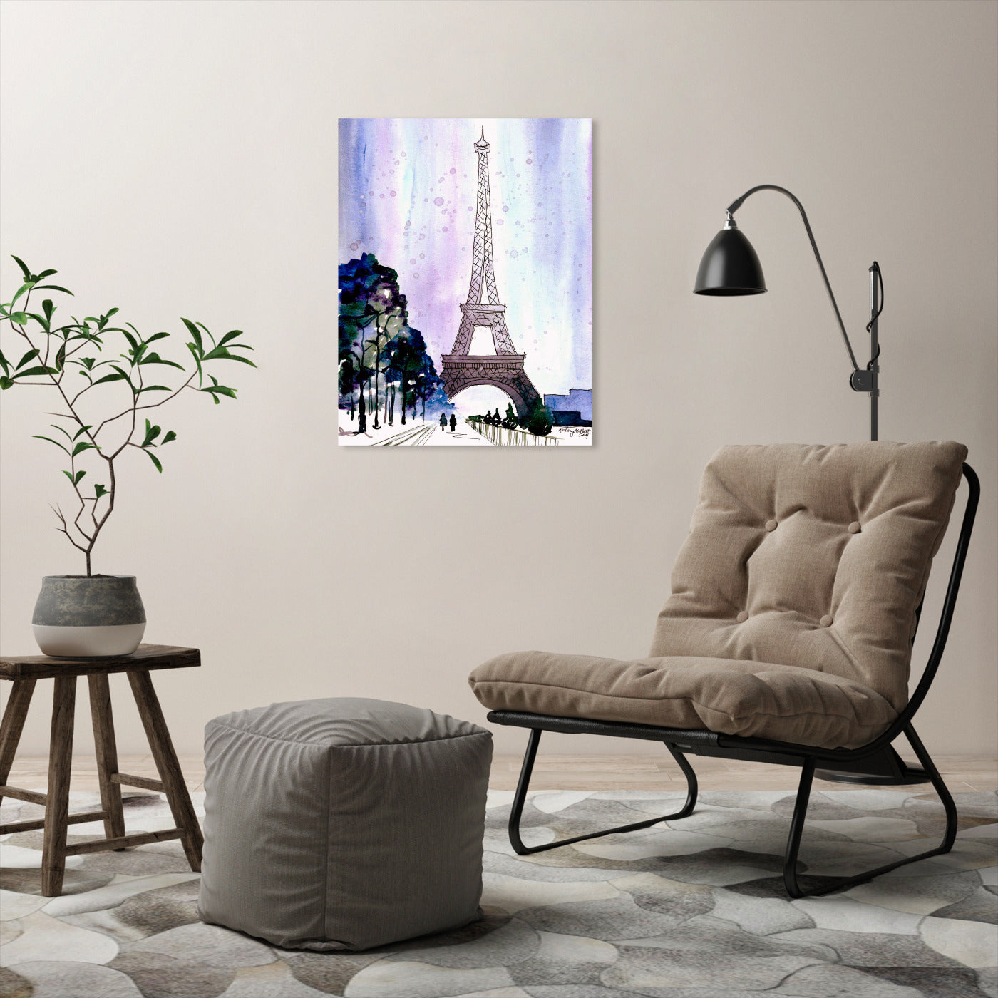 Paris In Winter by Kelsey Mcnatt - Wrapped Canvas - Wrapped Canvas - Americanflat