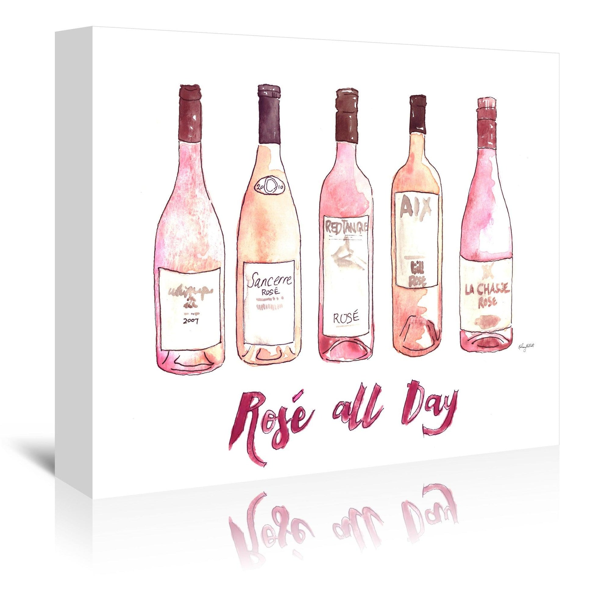 Rose All Day by Kelsey Mcnatt - Wrapped Canvas - Wrapped Canvas - Americanflat