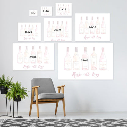 Rose All Day by Kelsey Mcnatt - Wrapped Canvas - Wrapped Canvas - Americanflat