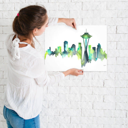 Seattle Skyline by Kelsey Mcnatt - Art Print - Art Print - Americanflat