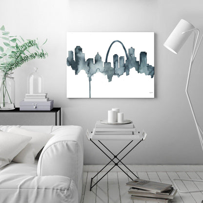 St Louis Skyline by Kelsey Mcnatt - Wrapped Canvas - Wrapped Canvas - Americanflat