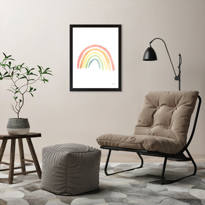 Sun Rainbow Cloud Set Rainbow by Kelsey Mcnatt - Framed Print - Framed Print - Americanflat
