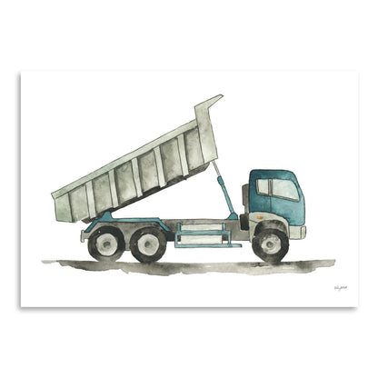 Vehicles Dump Truck by Kelsey Mcnatt - Art Print - Art Print - Americanflat