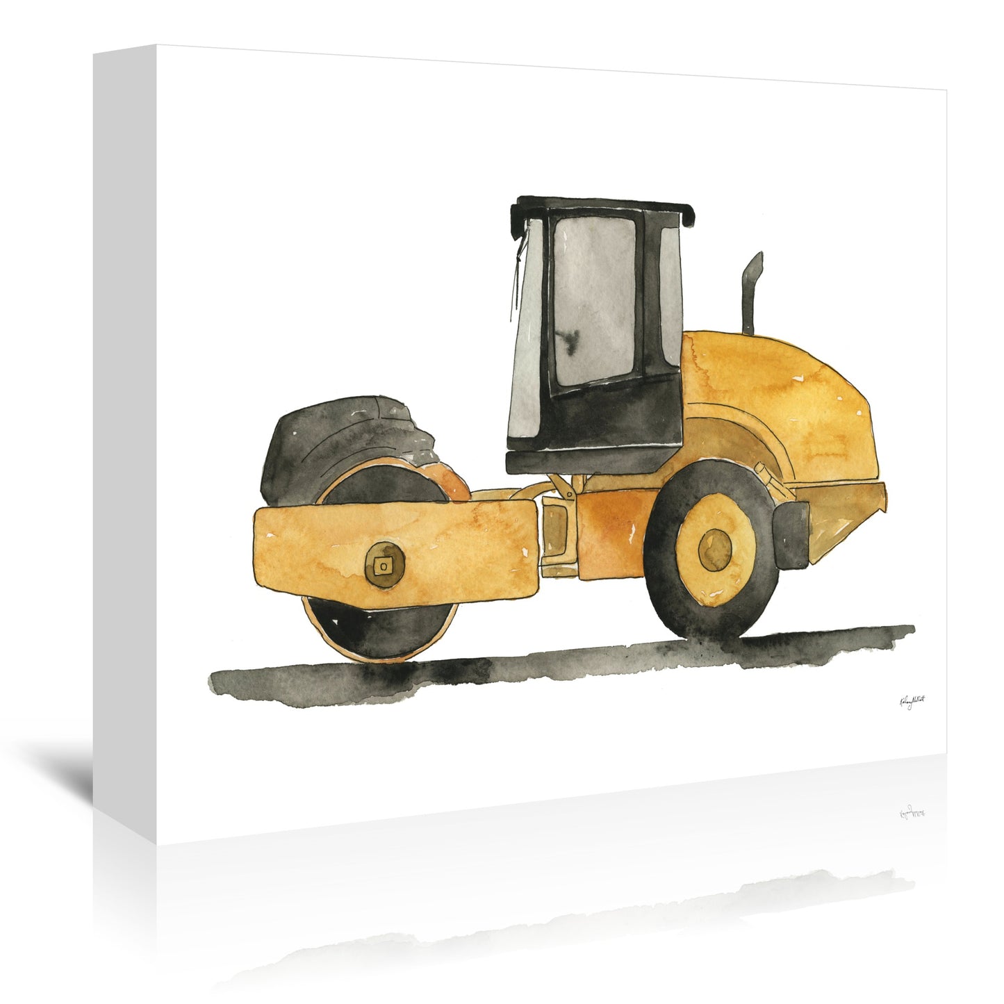 Vehicles Stem Roller by Kelsey Mcnatt - Wrapped Canvas - Wrapped Canvas - Americanflat