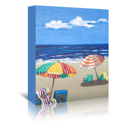 Beach Day by Mandy Buchanan - Wrapped Canvas - Wrapped Canvas - Americanflat