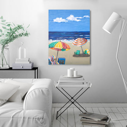 Beach Day by Mandy Buchanan - Wrapped Canvas - Wrapped Canvas - Americanflat