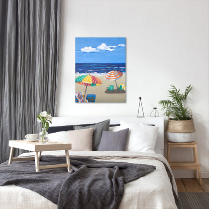 Beach Day by Mandy Buchanan - Wrapped Canvas - Wrapped Canvas - Americanflat