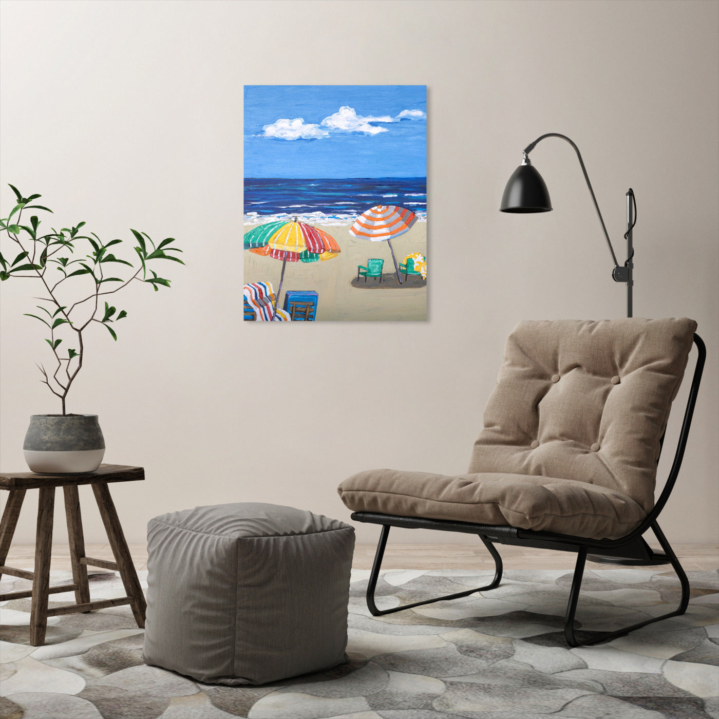 Beach Day by Mandy Buchanan - Wrapped Canvas - Wrapped Canvas - Americanflat