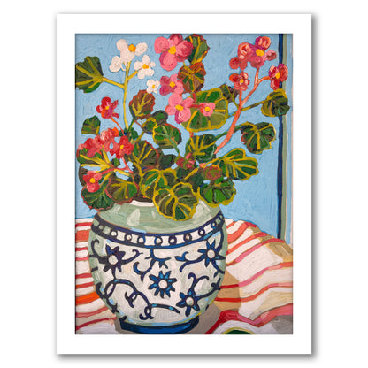 Coral Stripe by Mandy Buchanan - Framed Print - Framed Print - Americanflat