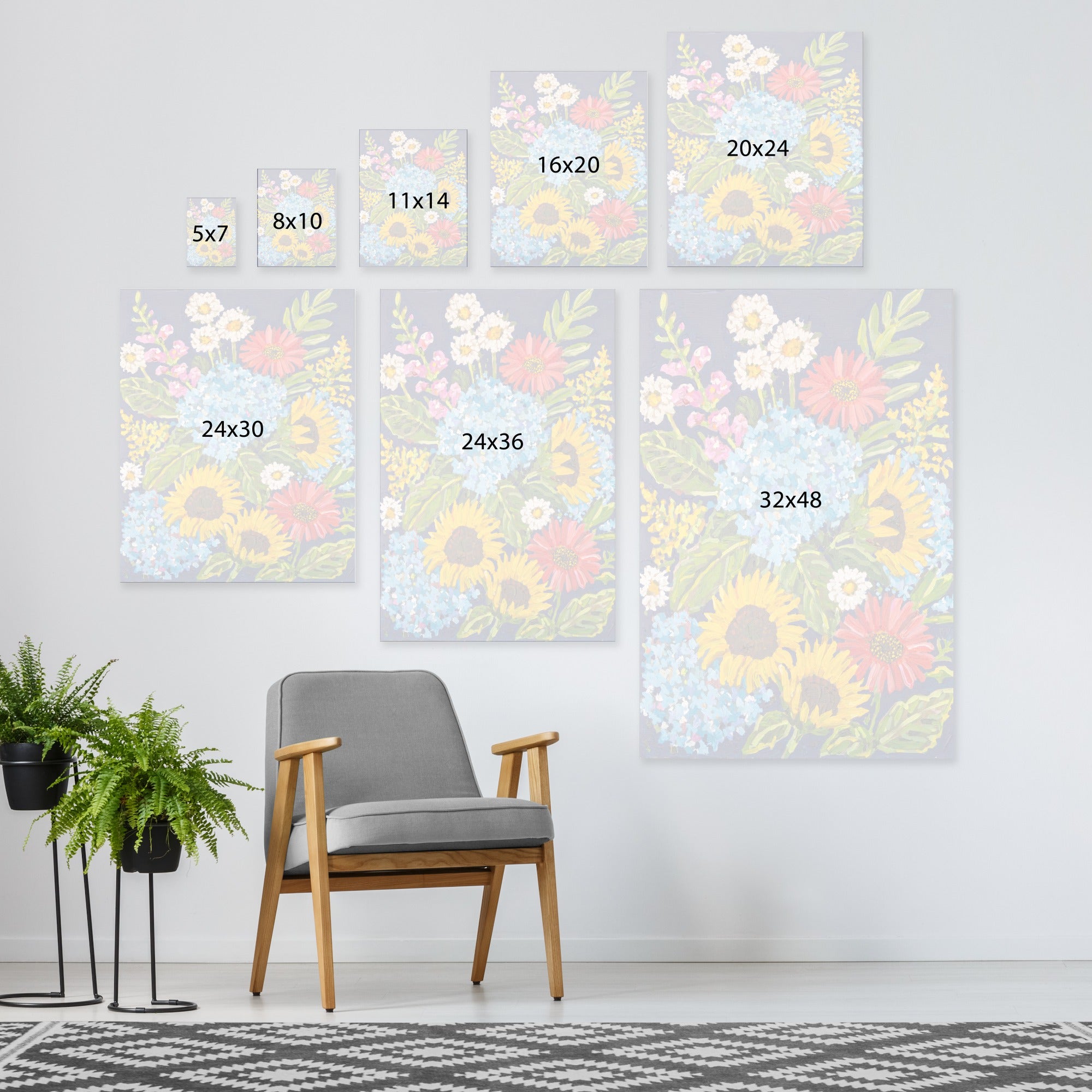 Summer Mix by Mandy Buchanan - Wrapped Canvas - Wrapped Canvas - Americanflat