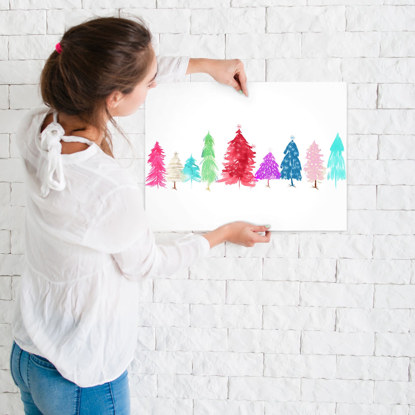 Merry And Bright by Pi Holiday Collection - Canvas, Poster or Framed Print