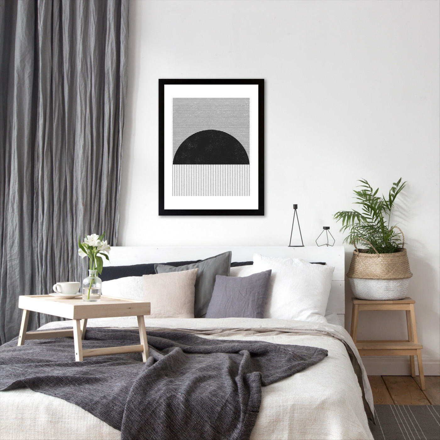 Abstract Sunset by Roseanne Kenny - Black Frame, Black Frame, 22" X 28"