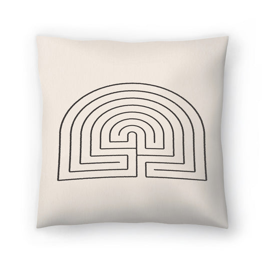 Labyrinth 4 by Roseanne Kenny - Pillow, Pillow, 20" X 20"