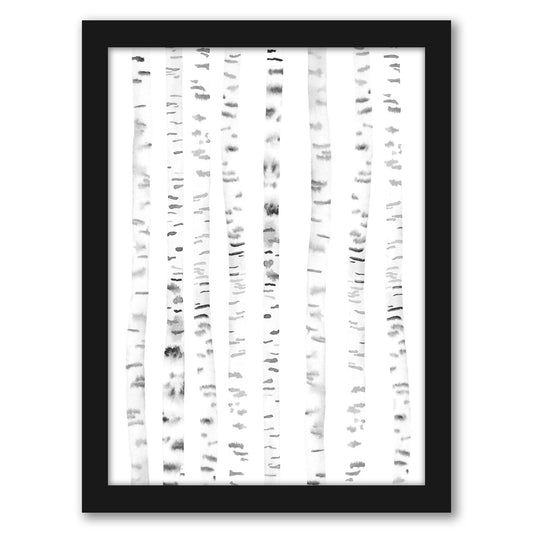 Birch Trees by Antonia Jurgens - Framed Print - Americanflat