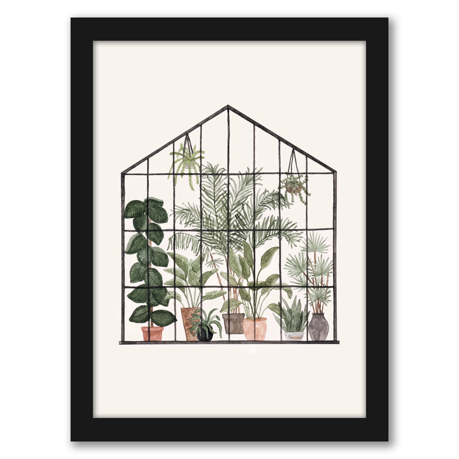 Greenhouse by Antonia Jurgens - Framed Print - Americanflat