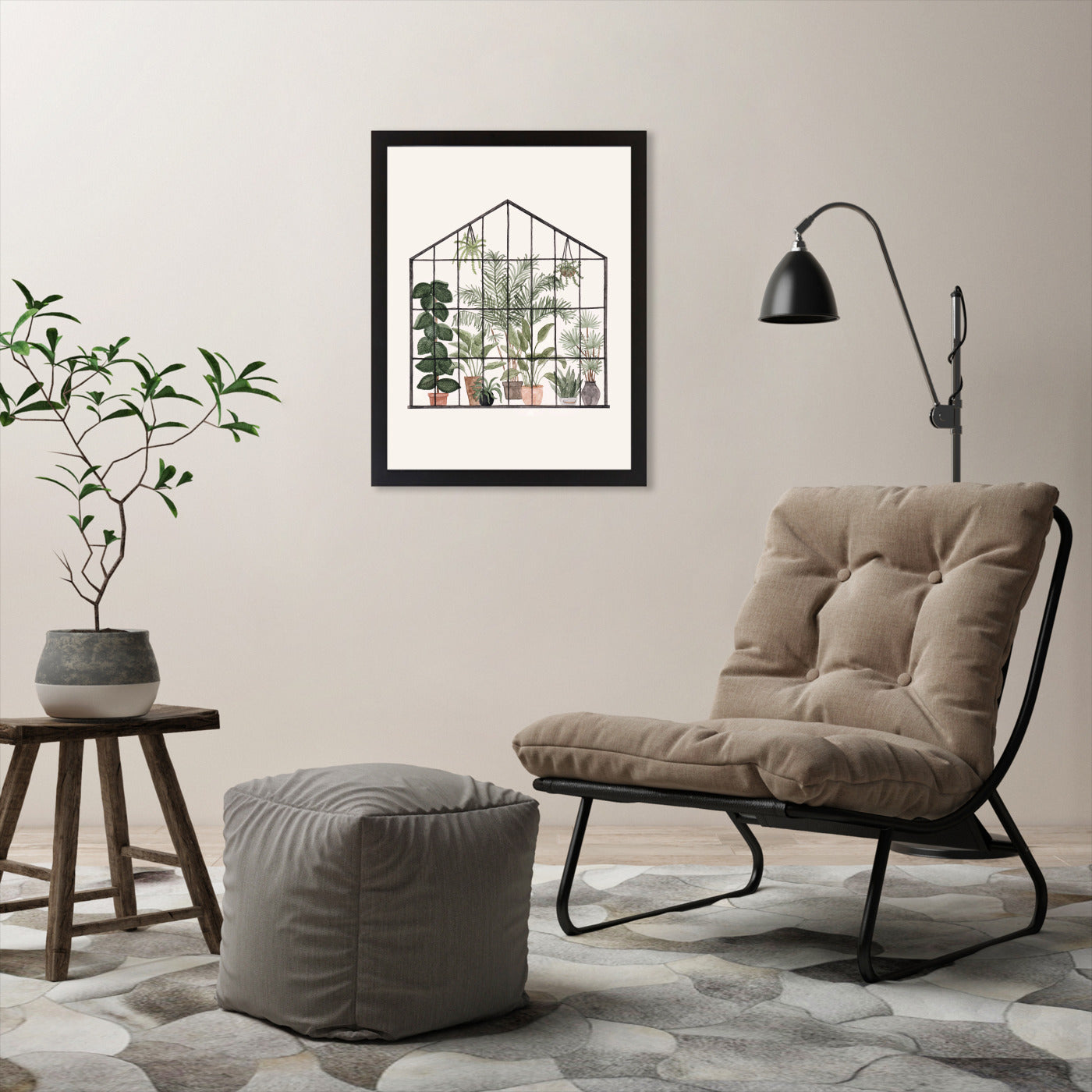 Greenhouse by Antonia Jurgens - Framed Print - Americanflat