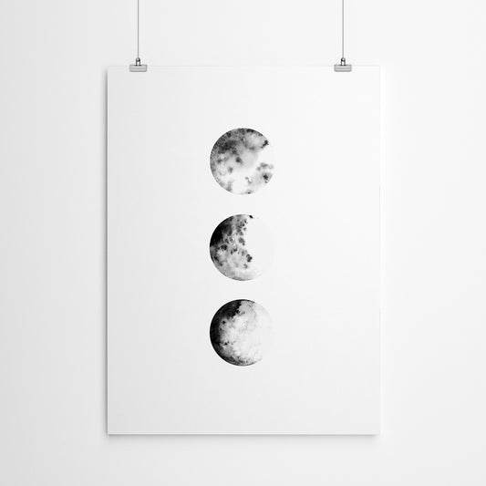 Moon Phases by Antonia Jurgens - Poster, Poster, 22" X 28"