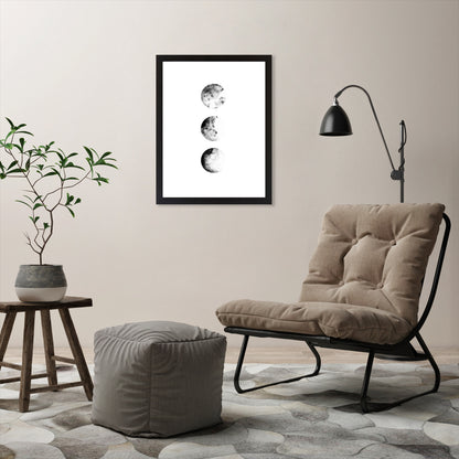 Moon Phases by Antonia Jurgens - Framed Print - Americanflat