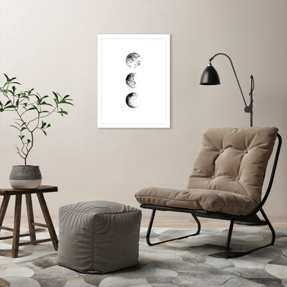Moon Phases by Antonia Jurgens - Framed Print - Americanflat