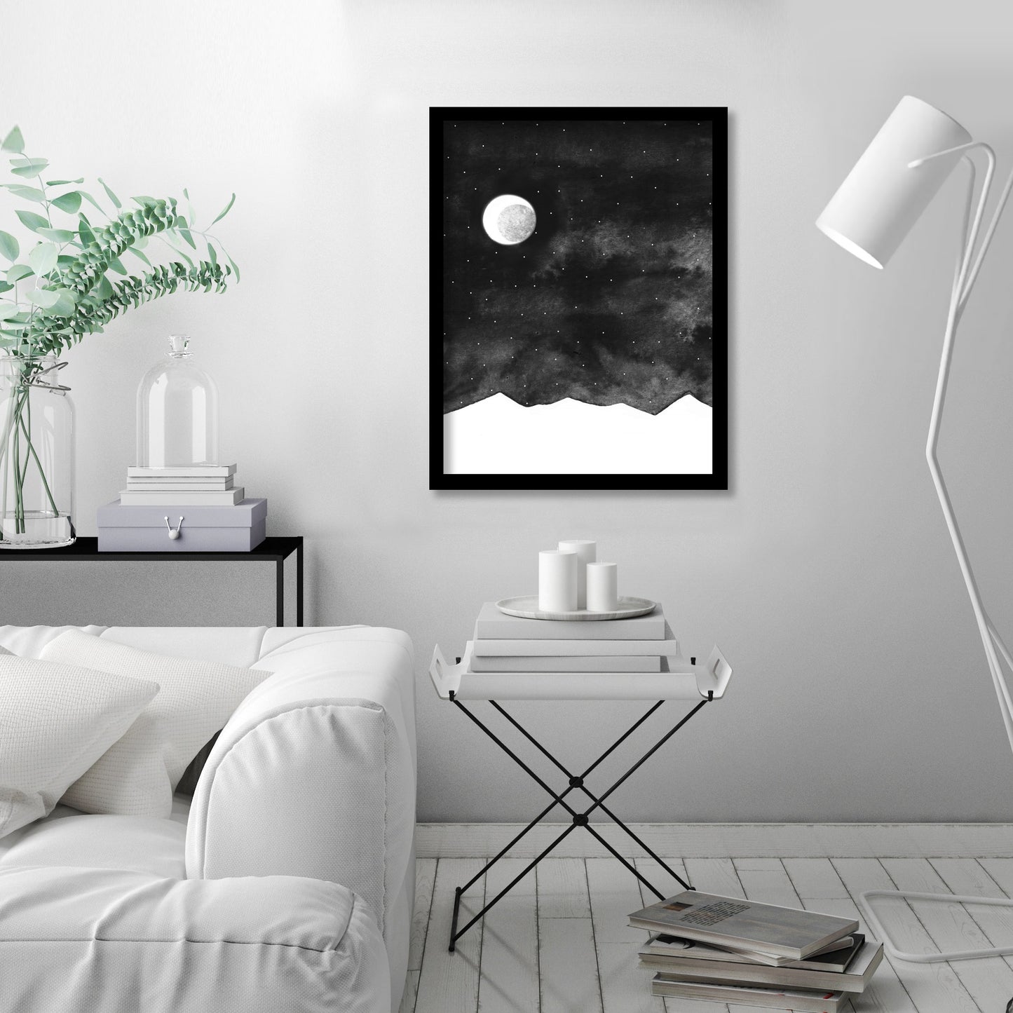 Moonlight by Antonia Jurgens - Framed Print - Americanflat
