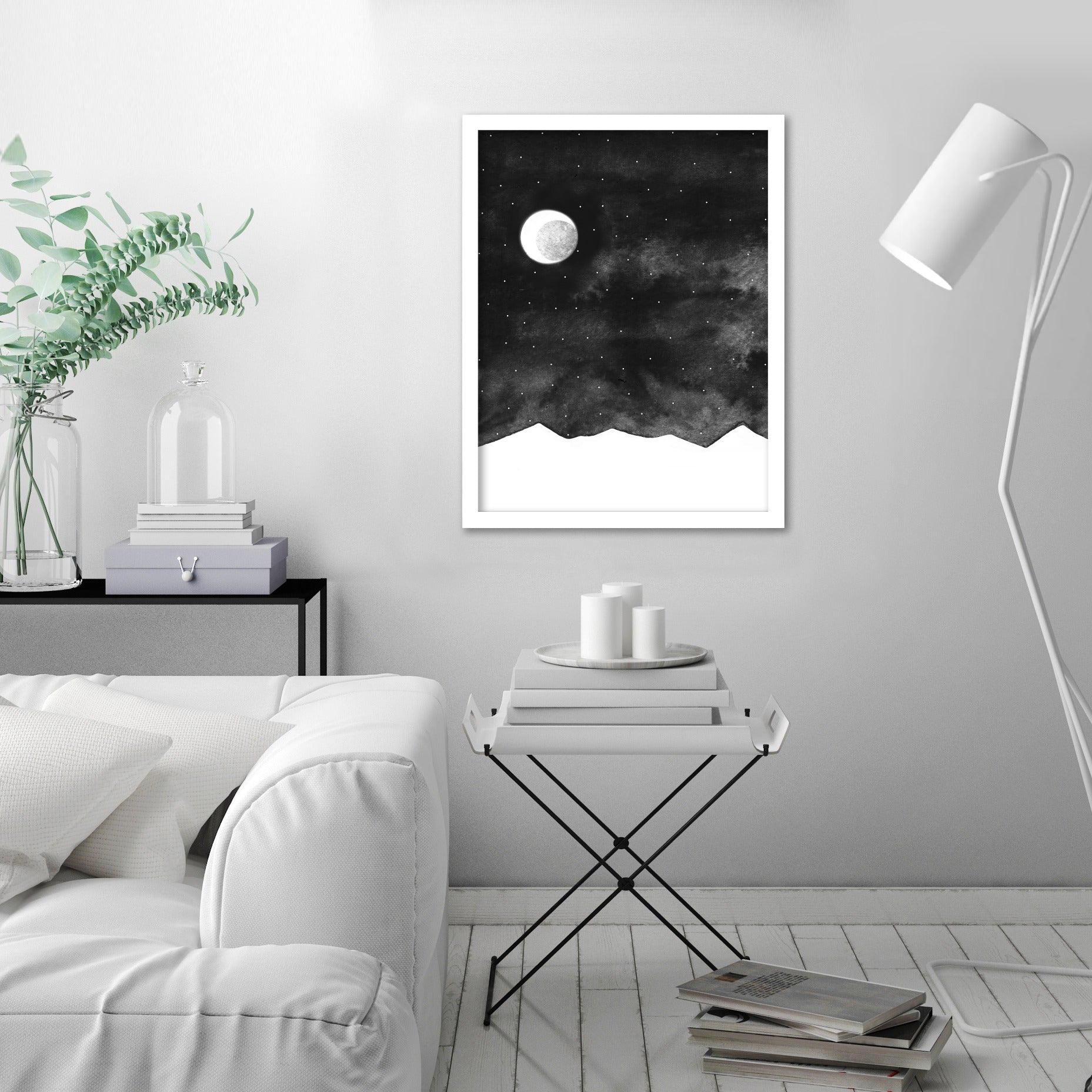 Moonlight by Antonia Jurgens - Framed Print - Americanflat