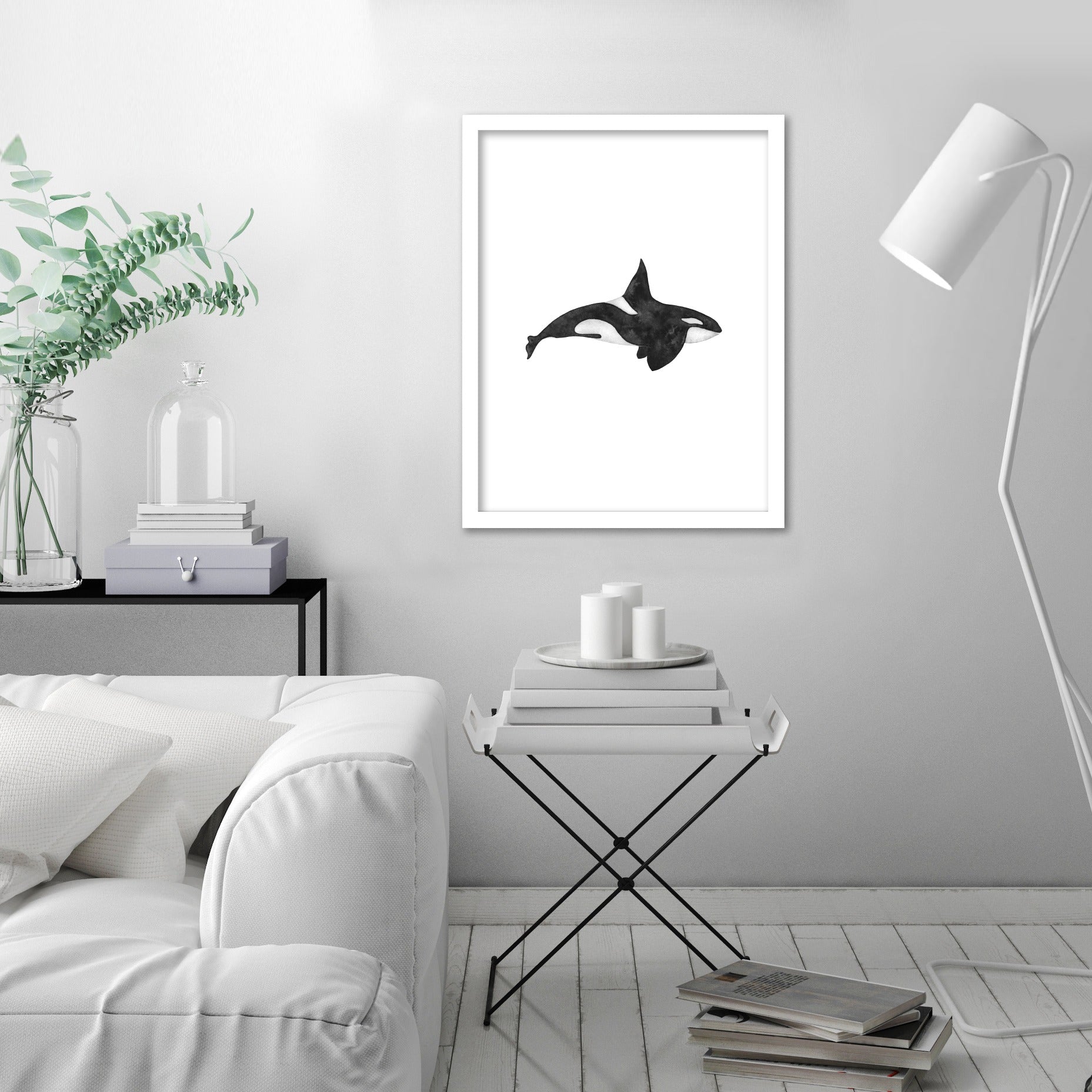 Orca by Antonia Jurgens - Framed Print - Americanflat