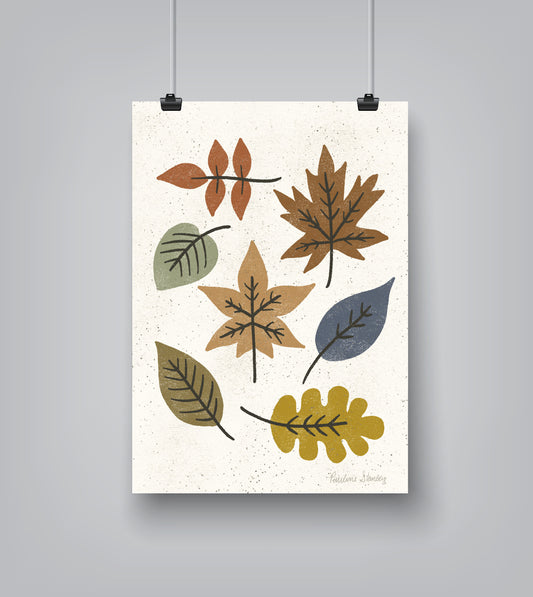 Autumn Leaves 1 by Pauline Stanley - Art Print - Americanflat