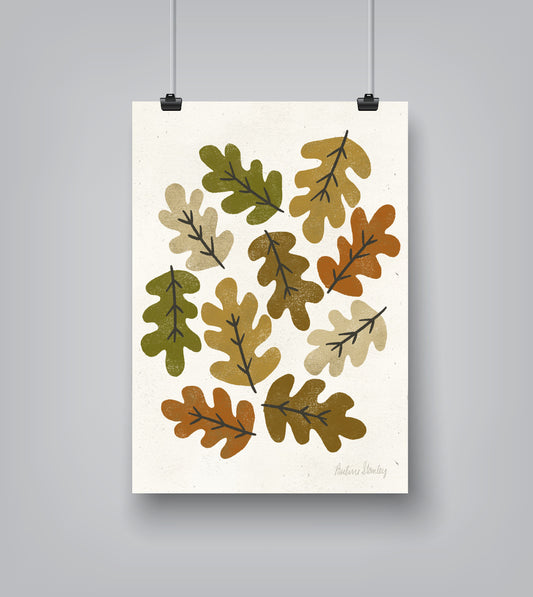 Autumn Leaves 2 by Pauline Stanley - Art Print - Americanflat