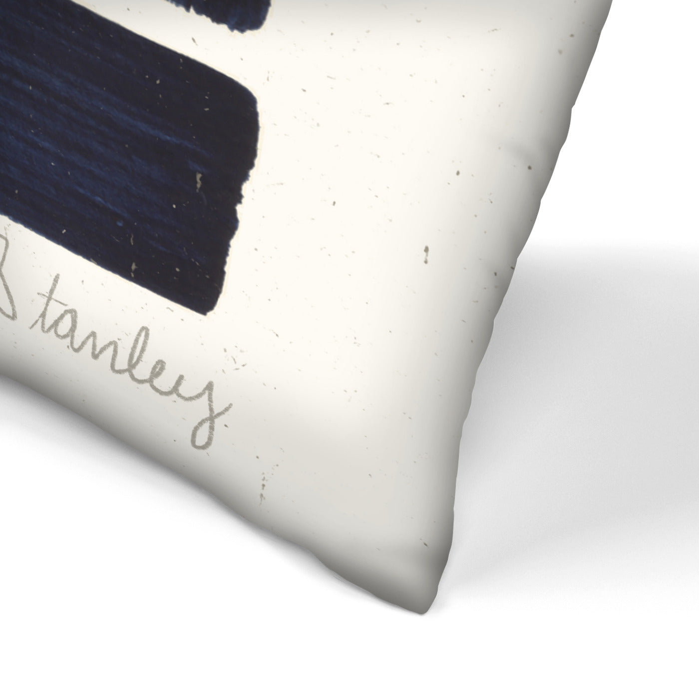 Blue Strokes Gouache by Pauline Stanley - Pillow, Pillow, 18" X 18"
