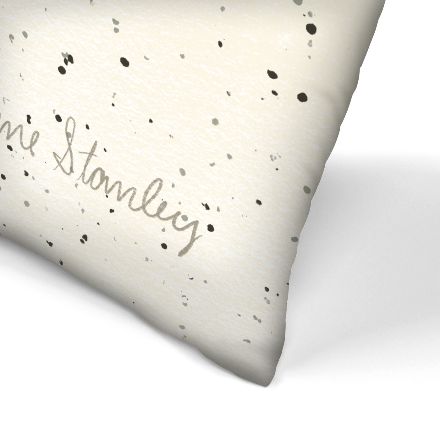 Jumbled Shapes Black Cream by Pauline Stanley - Pillow, Pillow, 18" X 18"