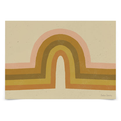 Retro Rainbow by Pauline Stanley - Poster, Poster, 8" X 10"