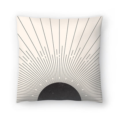 Black Sunrise by Tetyana Karankovska - Pillow, Pillow, 20" X 20"