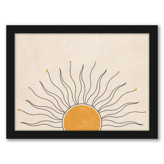 Boho Sun 1 by Tetyana Karankovska - White Frame, White Frame, 22" X 28"