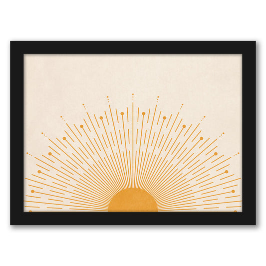 Boho Sun 3 by Tetyana Karankovska - Black Frame, Black Frame, 24" X 36"