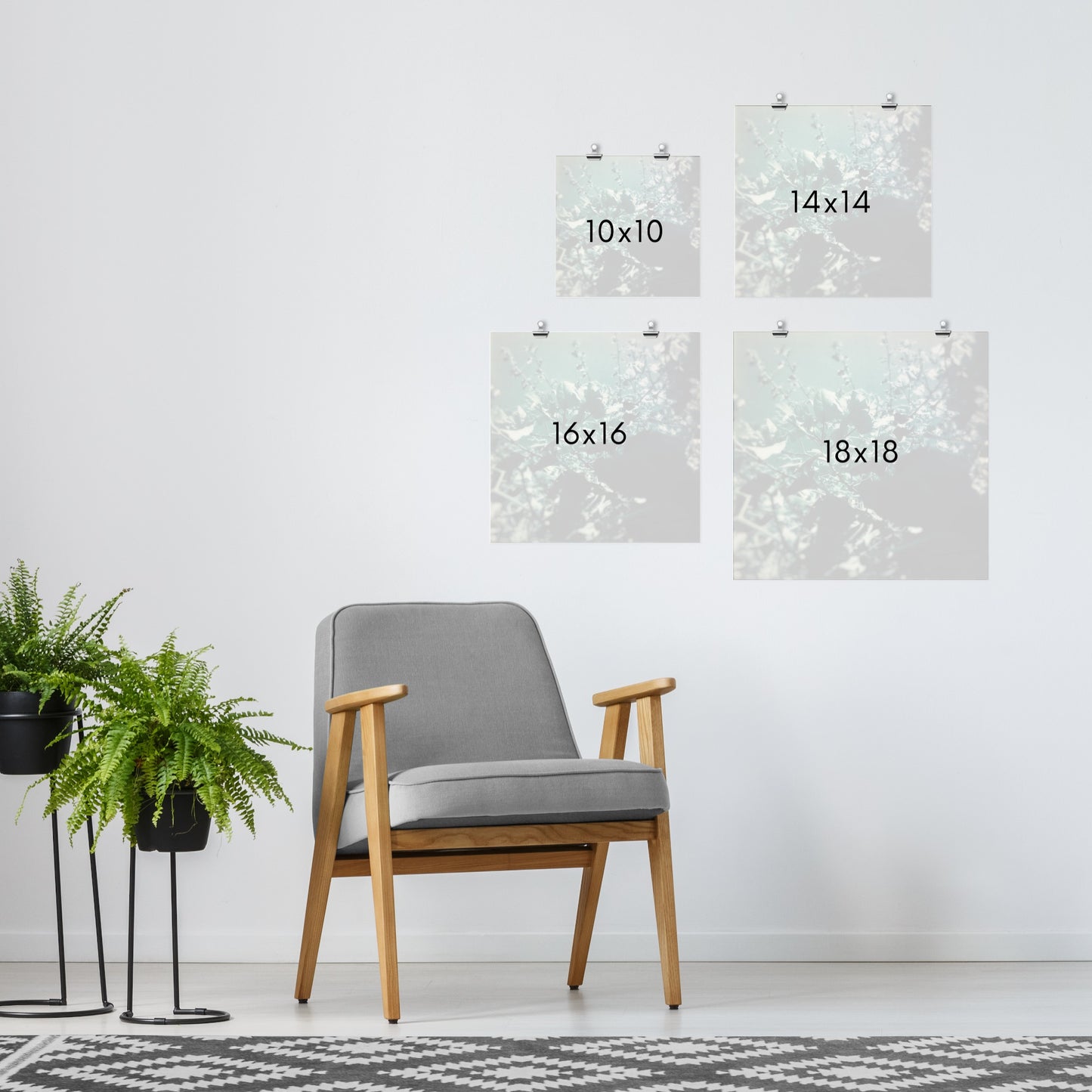 Green Poem by Atelier Posters - Art Print