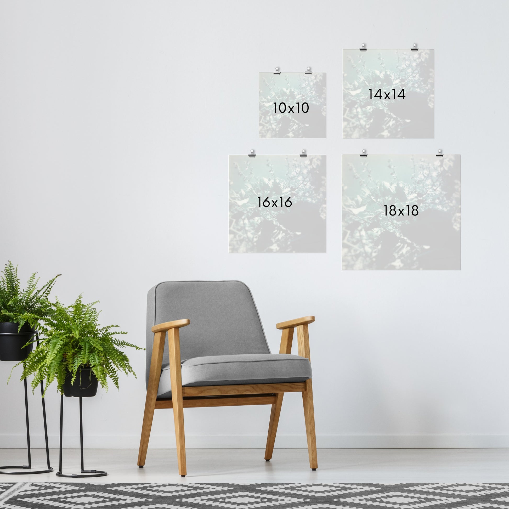 Green Poem by Atelier Posters - Art Print