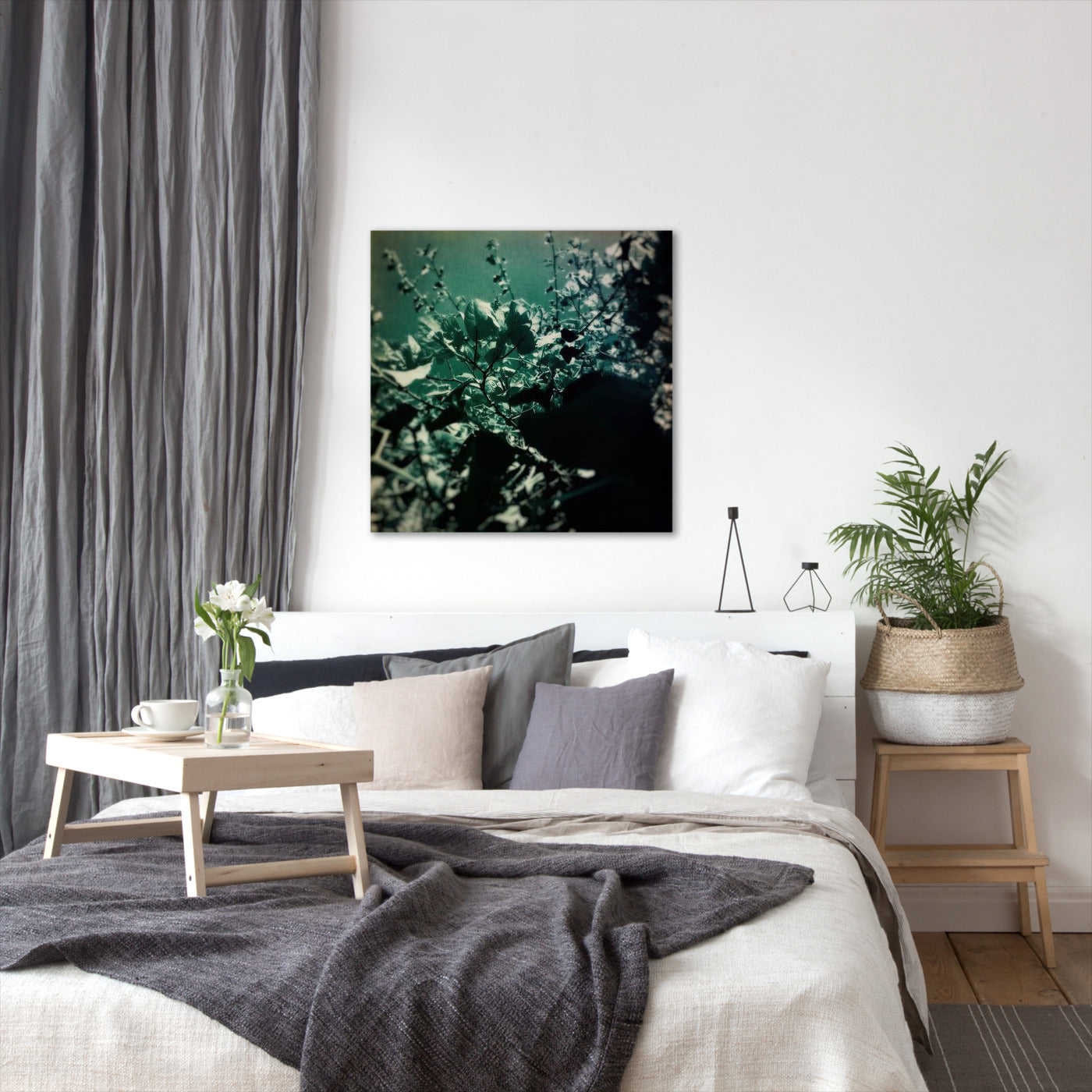 Green Poem by Atelier Posters - Wrapped Canvas