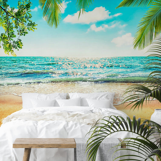 Peel & Stick Wall Mural - Sea Sand And Sun By Manjik Pictures