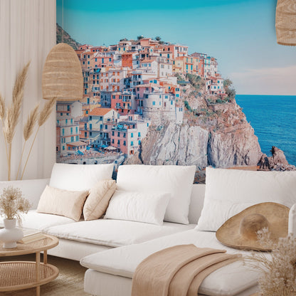 Peel & Stick Wall Mural - The Colors Of Manarola By Manjik Pictures