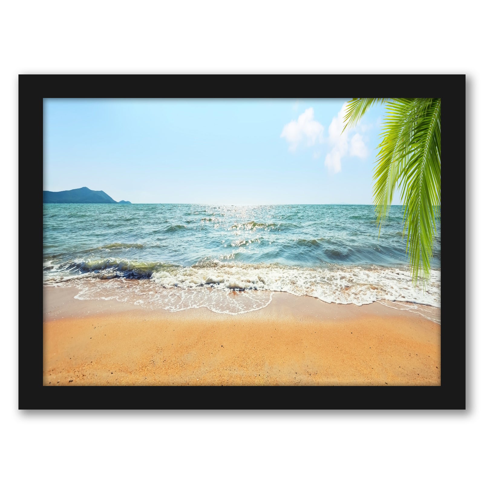 Tropical Island by Manjik Pictures  - Framed Print
