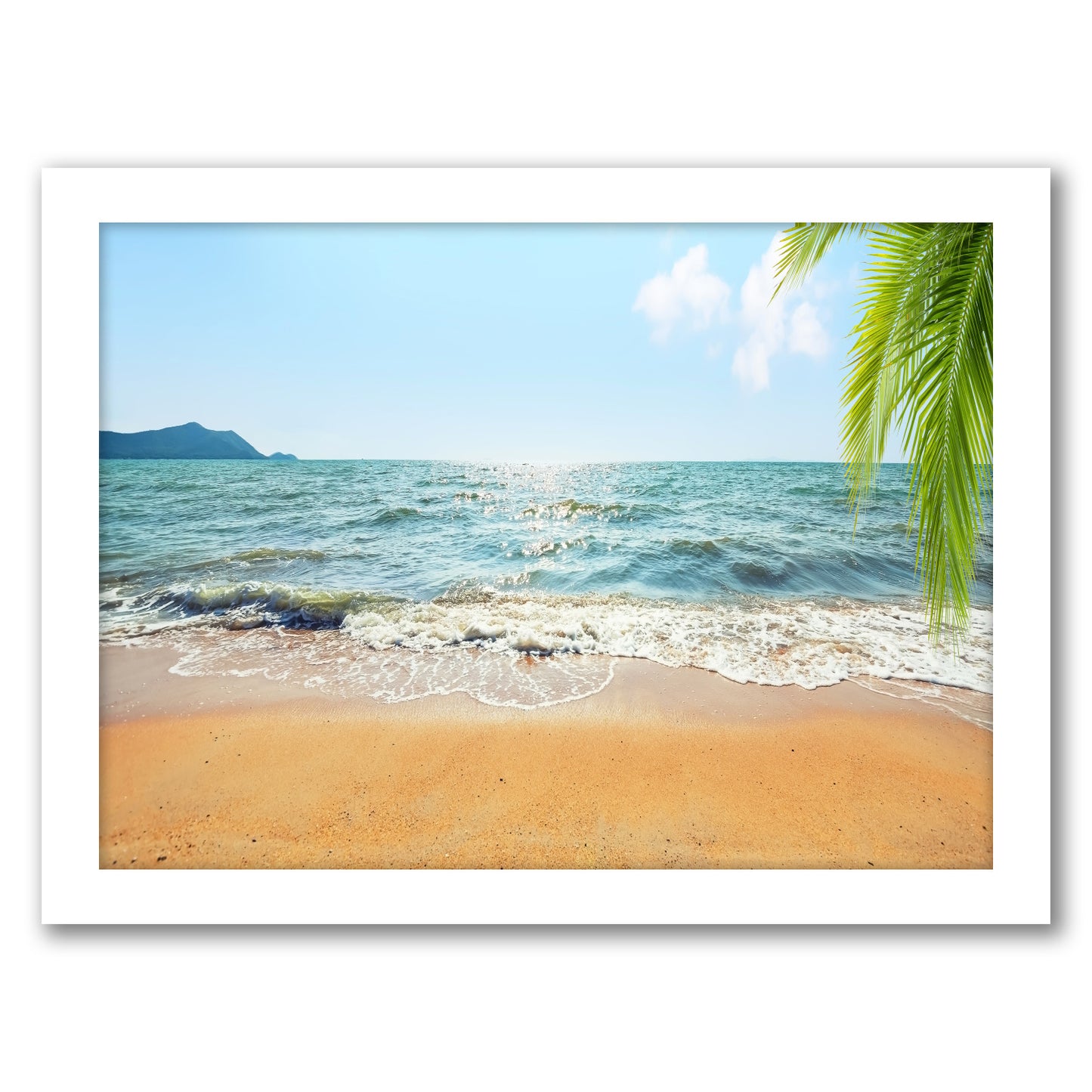 Tropical Island by Manjik Pictures - Framed Print