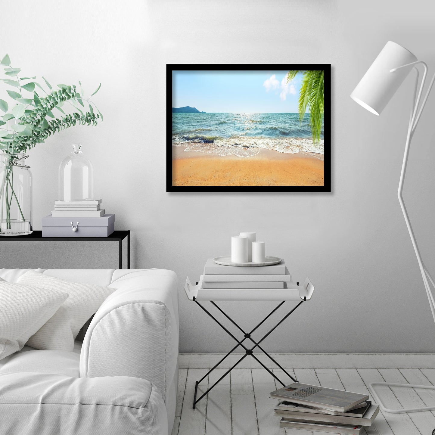 Tropical Island by Manjik Pictures  - Framed Print