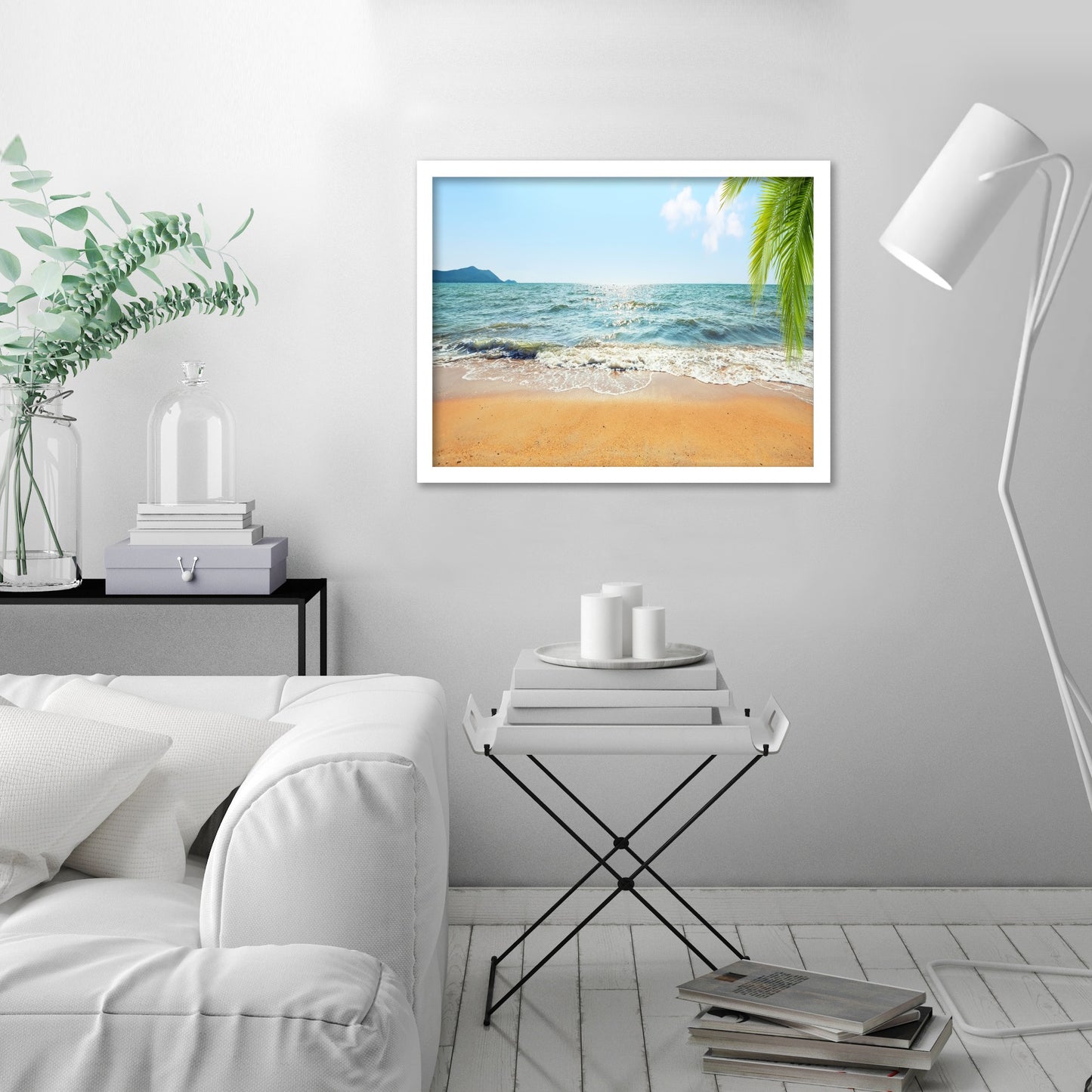 Tropical Island by Manjik Pictures - Framed Print