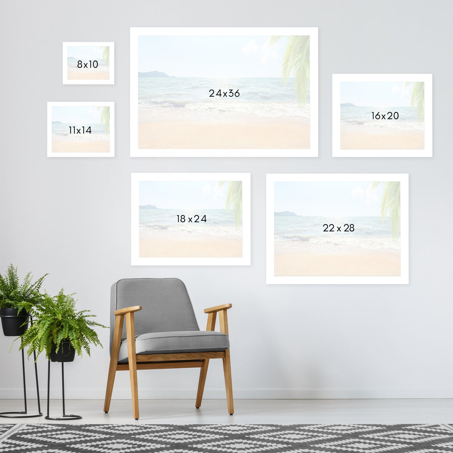 Tropical Island by Manjik Pictures - Framed Print