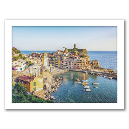 Vernazza In Summer by Manjik Pictures - Framed Print