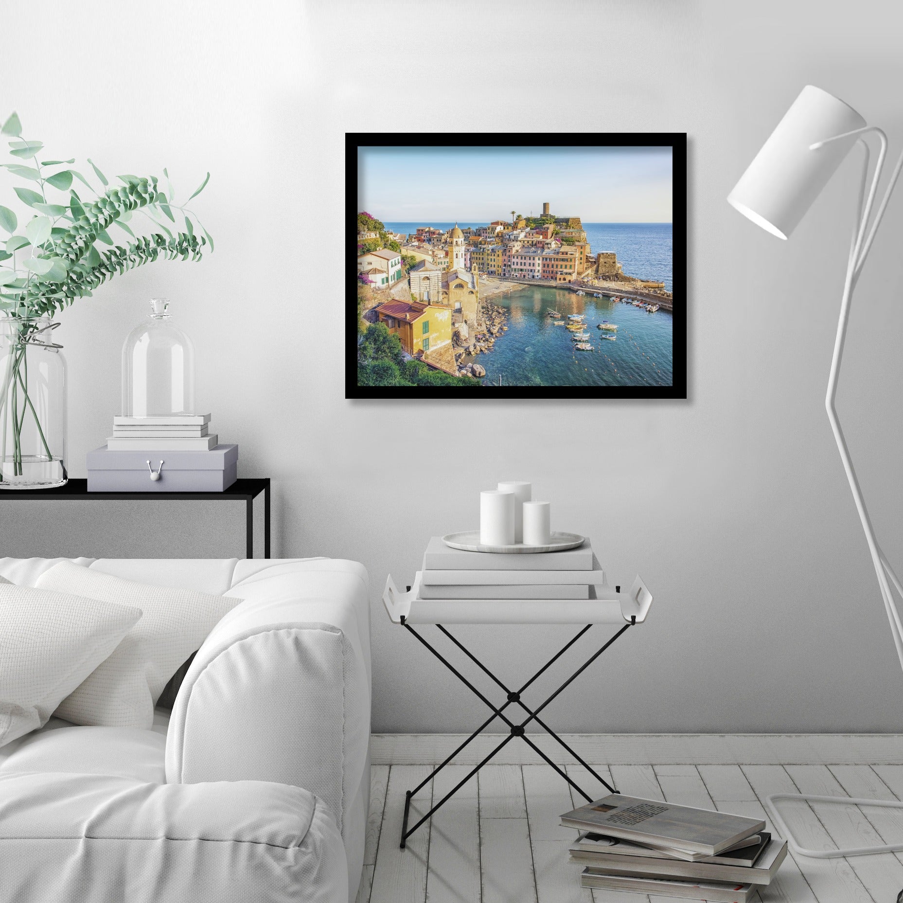 Vernazza In Summer by Manjik Pictures  - Framed Print