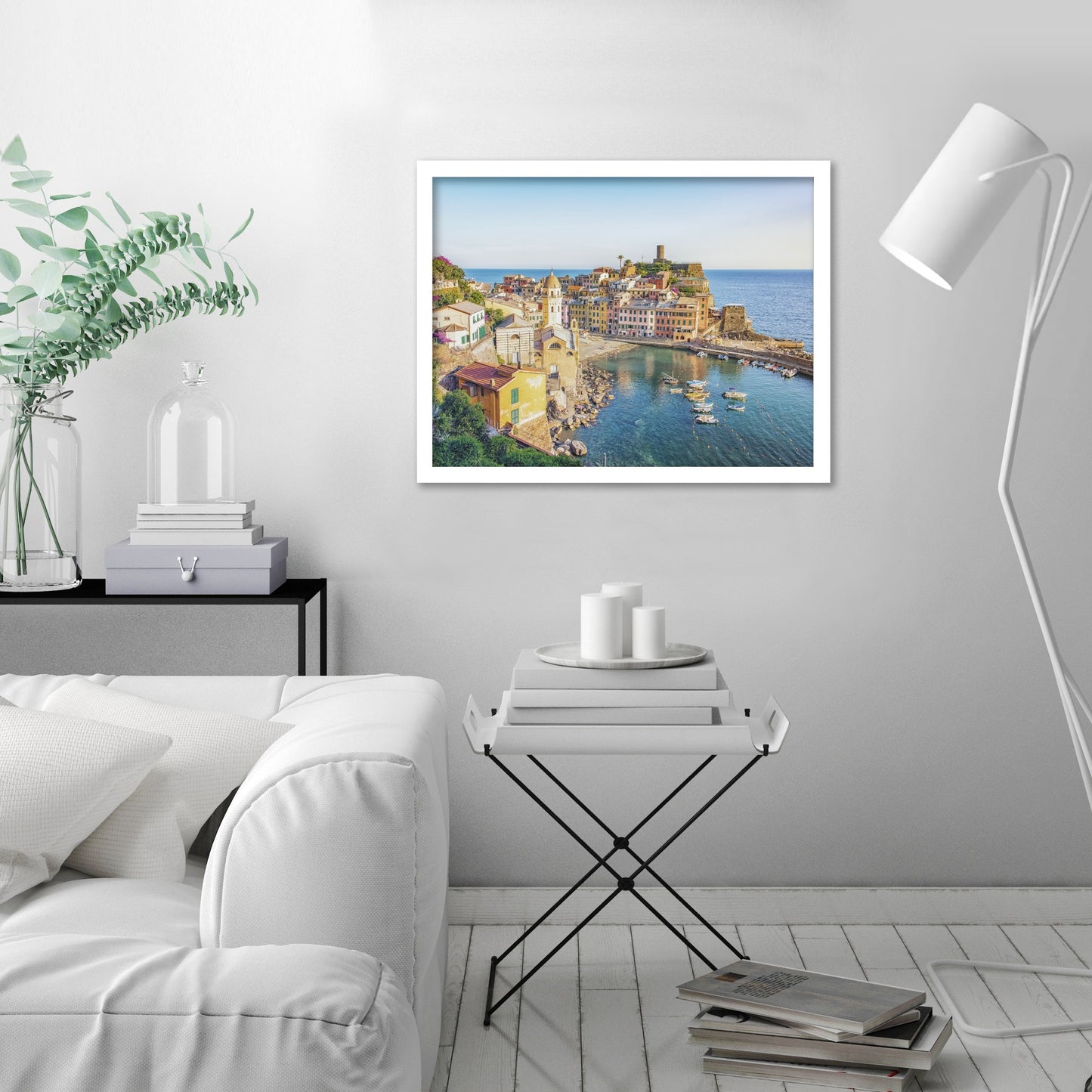 Vernazza In Summer by Manjik Pictures - Framed Print