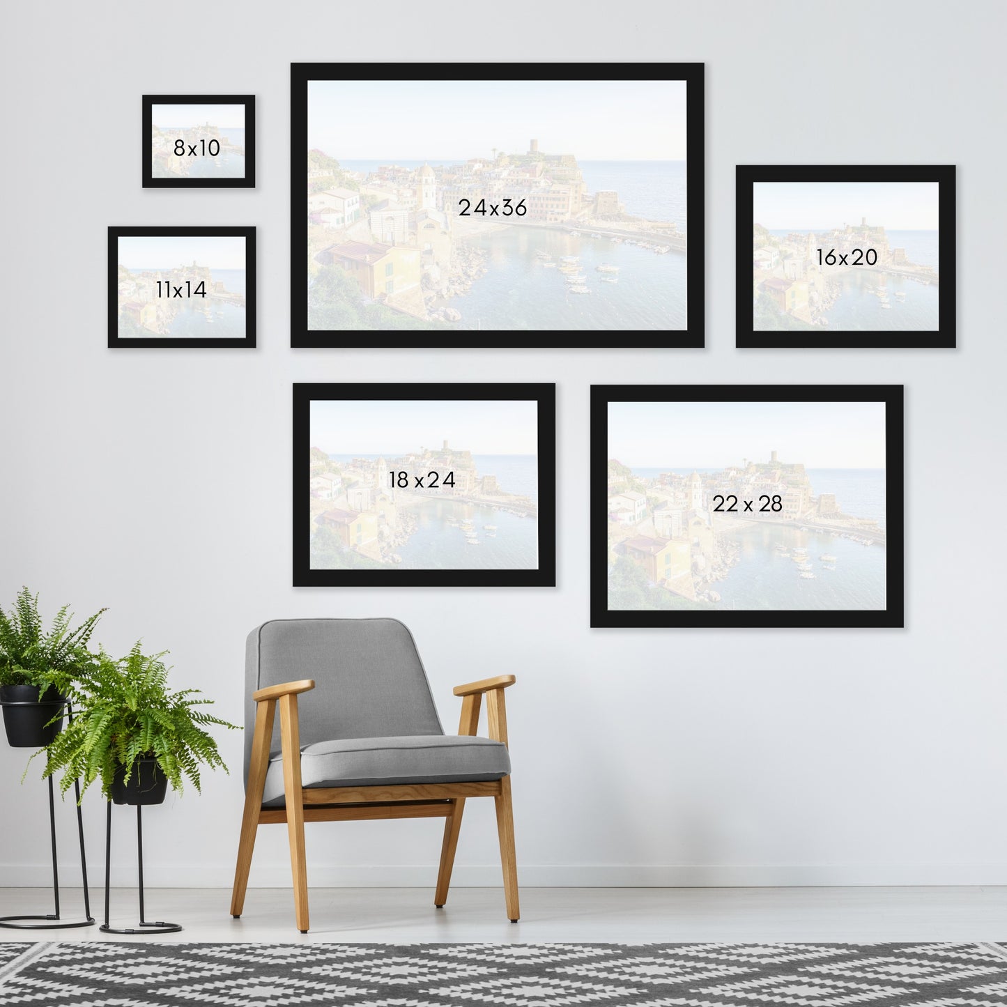 Vernazza In Summer by Manjik Pictures  - Framed Print