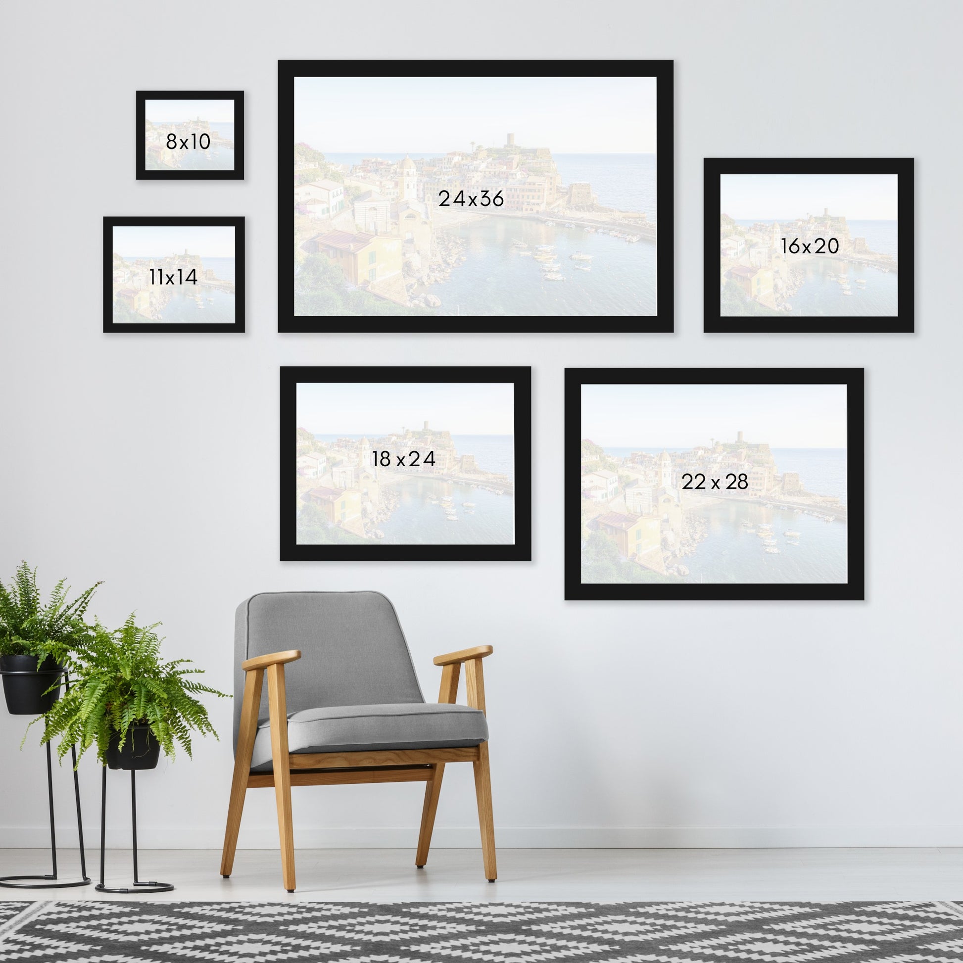 Vernazza In Summer by Manjik Pictures  - Framed Print